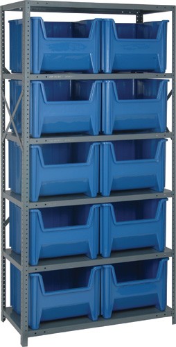 QSBU-800 Bin Storage Center - Complete Steel Package